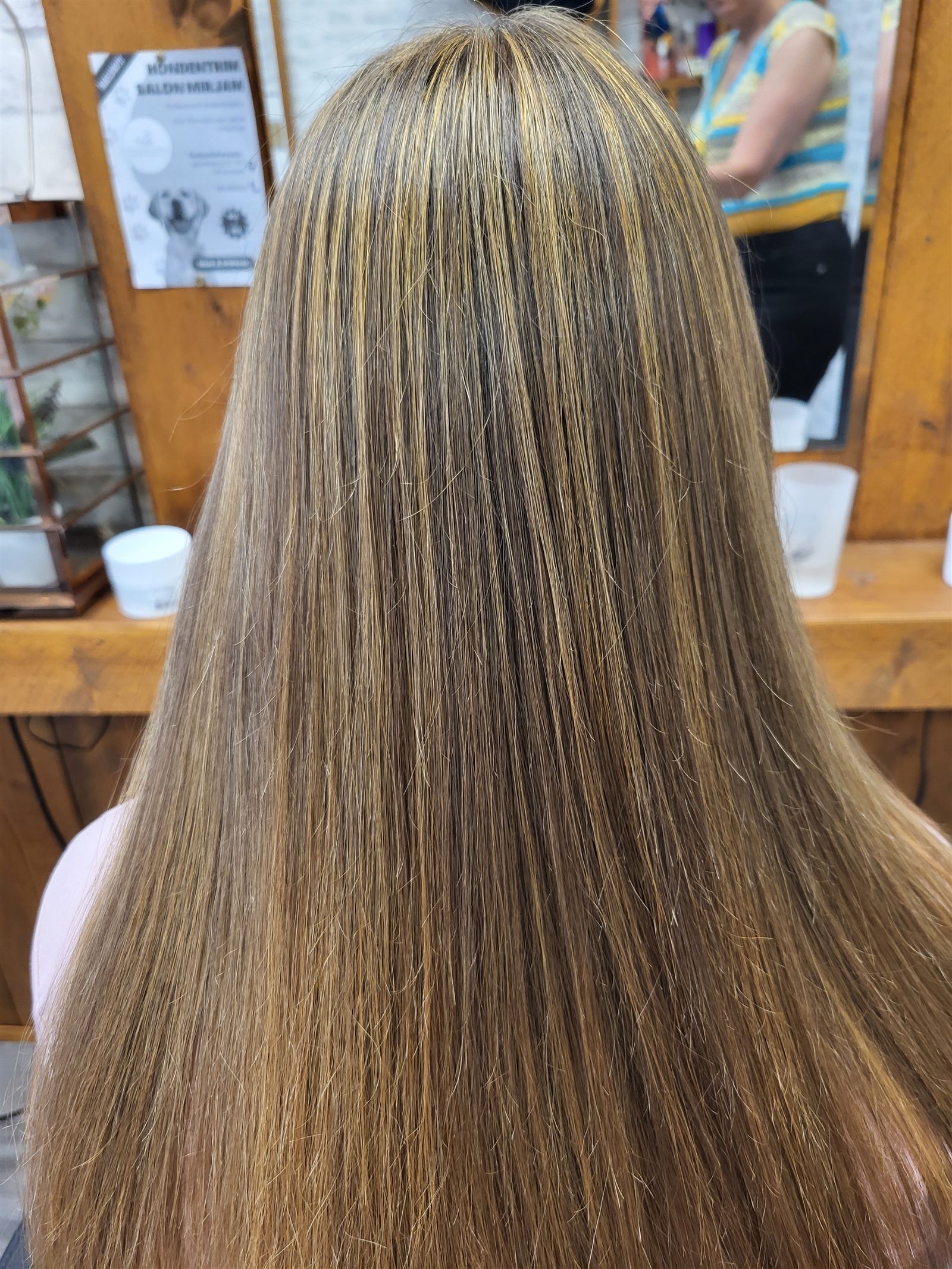 Lang haar met natuurlijke highlights